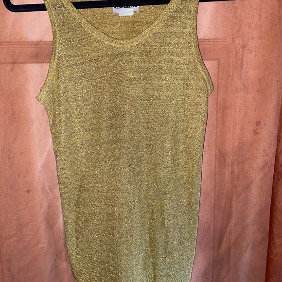 Gantos sheer gold camisole - Picture 3 of 3
